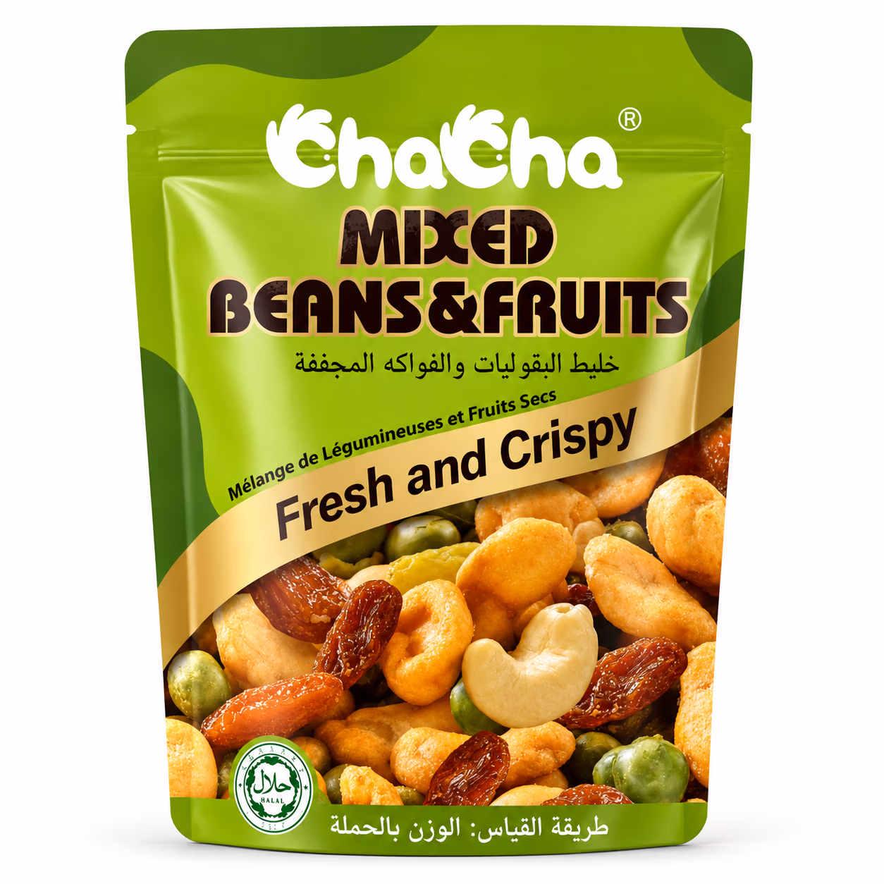 Mélange Croquant de Légumineuses et Fruits Secs ChaCha 28g