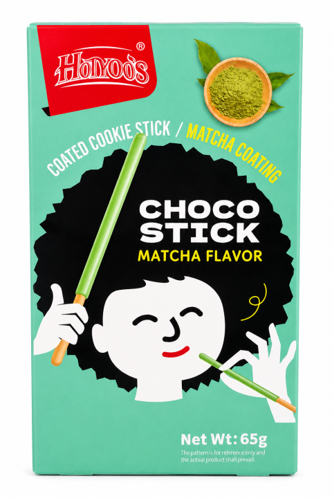 Hilda’s Choco Stick Matcha Bâtonnets Biscuités au Thé Matcha 65g