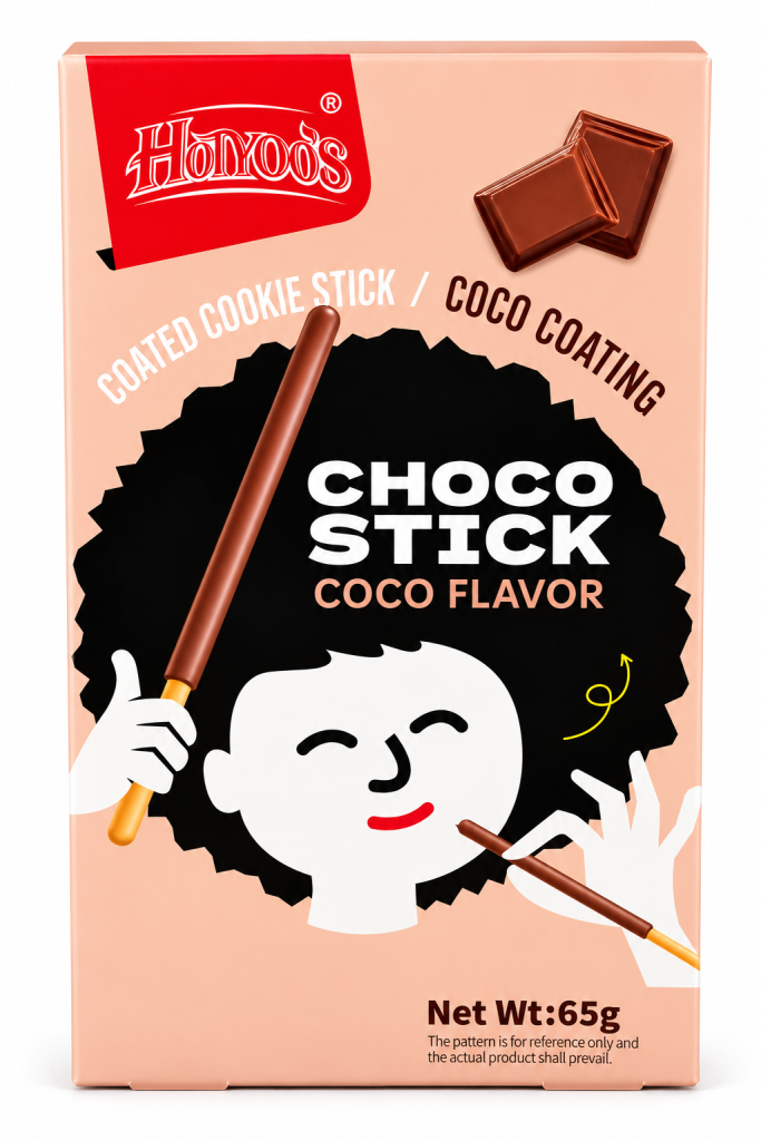 Hilda’s Choco Stick Coco Bâtonnets Biscuités Enrobés Saveur Coco 65g